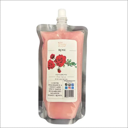 Rose squeezable wax melt long-lasting natural melts - 8 ounces