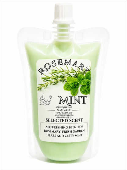 Rosemary mint squeezable wax melt - 4 ounces