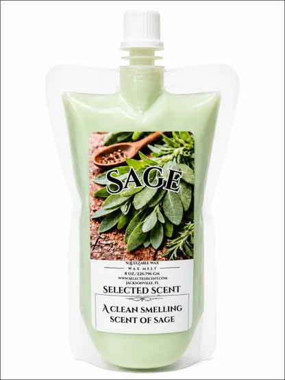 Sage squeezable wax melt - 8 ounces