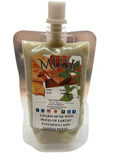 Selected Scent warm musk scent pouch with earthy patchouli sandalwood melt notes