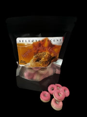 Selected Scent Apple Cider Donut long lasting fall fragrance melts in resealable black pouch
