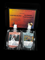 Selected Scent Long Lasting Fragrance Set with Vampires Blood and Blueberry Pumpkin Patch wax melts
