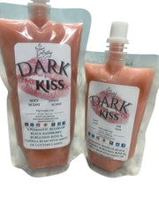 Selected Scent Dark Kiss romantic fragrance wax melt in soft sweet scent pouch with black raspberry and vanilla blend