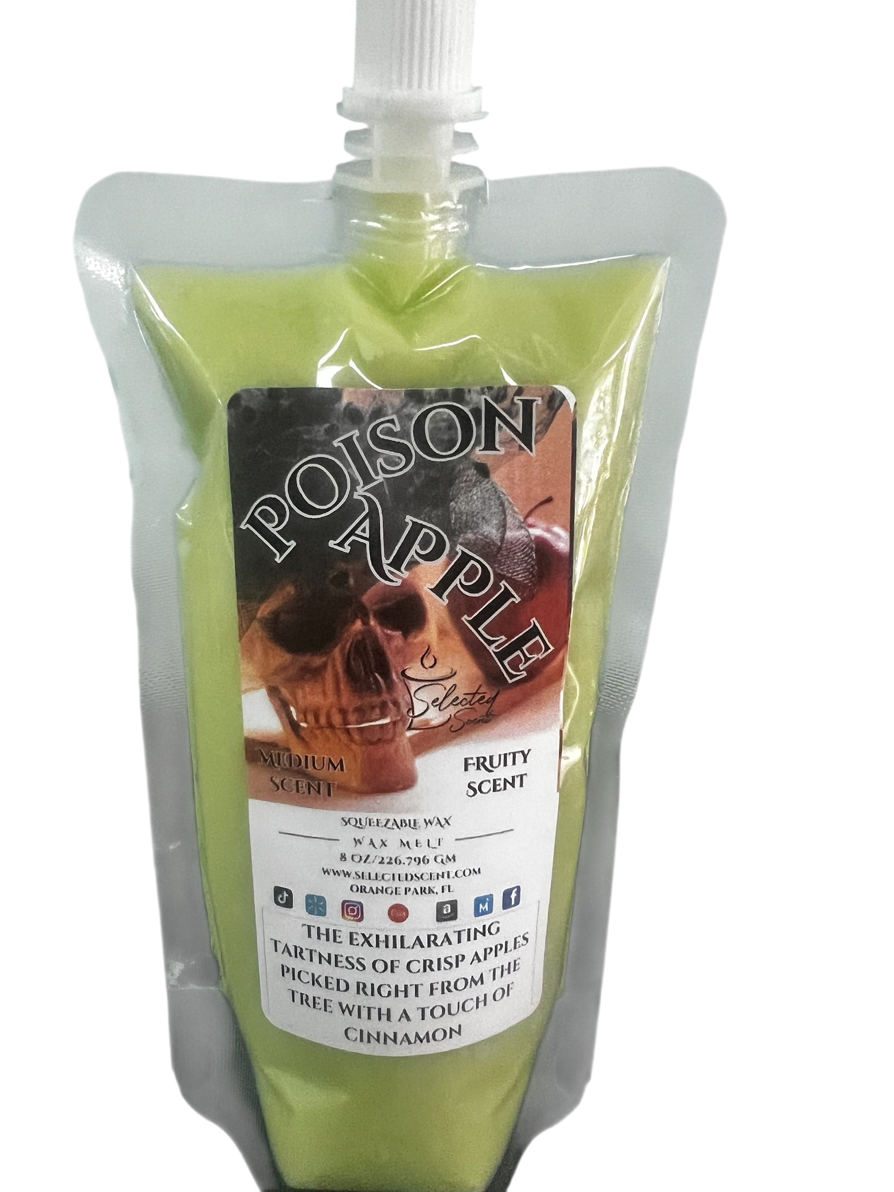 Selected Scent Poison Apple fall seasonal favorites fruity scent with crisp apples and cinnamon
