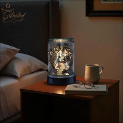 Silver Birds and Flowers Wax And Oil Warmer Electric Decorative Warmer