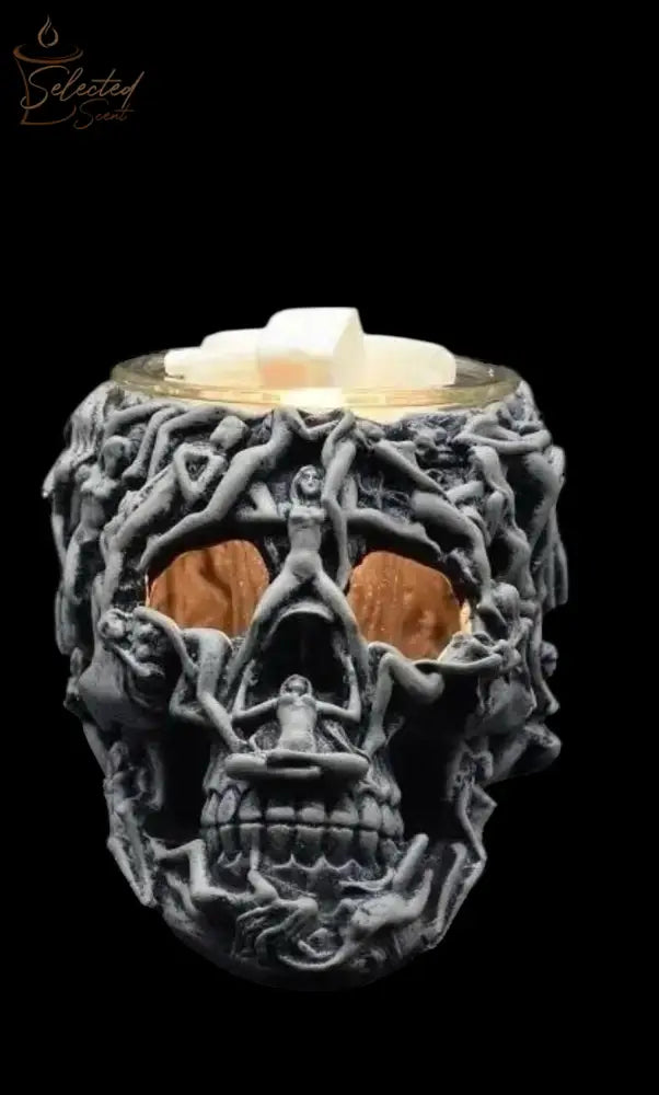 Skull Ladies Wax And Oil Warmer Electric Decorative Warmer