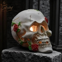 Skull Rose Wax And Oil Warmer Electric Decorative Warmer