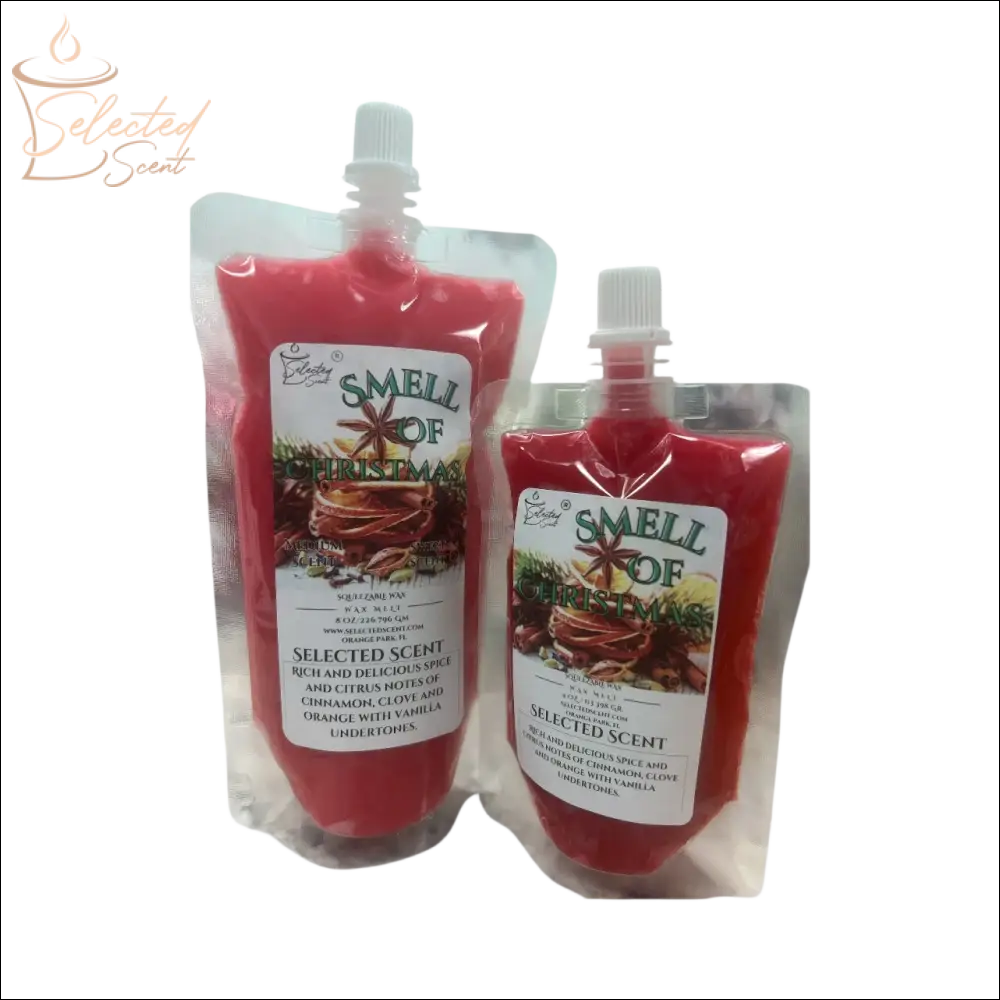 Smell of Christmas Squeezable Wax Melt All Natural Wax Melts