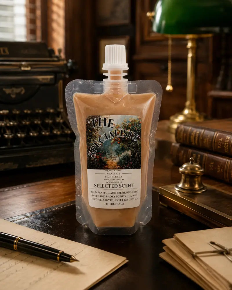 The specialists squeezable wax melts – bold fresh & masculine home fragrance by selected scent