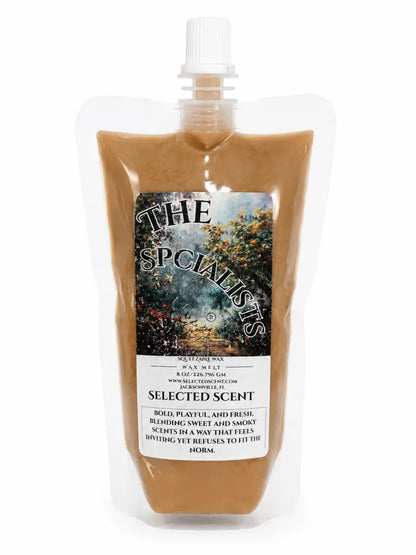 The specialists squeezable wax melts – bold fresh & masculine home fragrance by selected scent