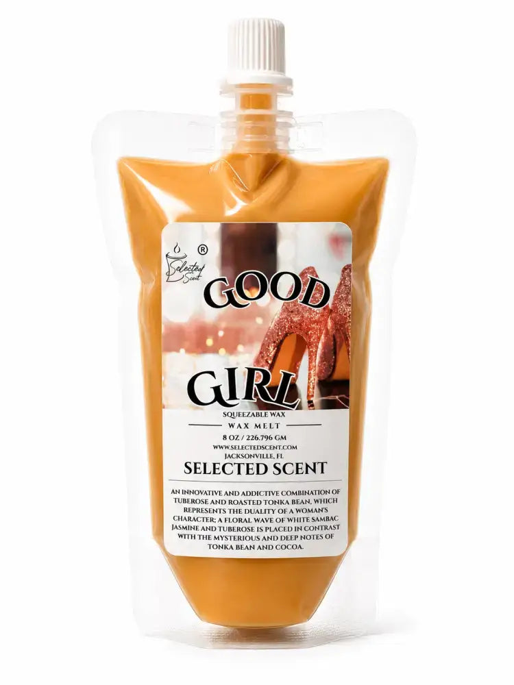 Squeezable all-natural long-lasting wax melts for home fragrance warmers - good girl / 4 ounces