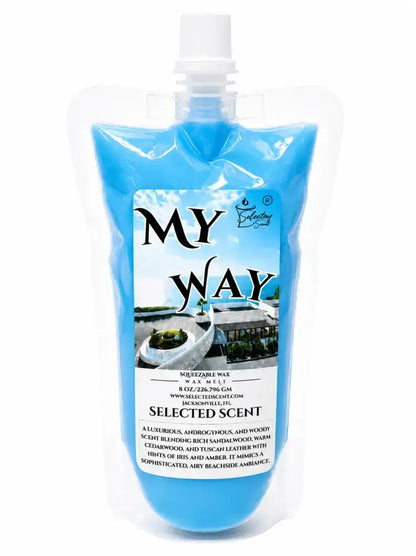 Squeezable all-natural long-lasting wax melts for home fragrance warmers - my way / 8 ounces