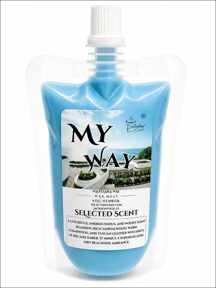 Squeezable all-natural long-lasting wax melts for home fragrance warmers - my way / 4 ounces