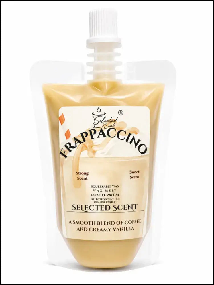 Squeezable all-natural long-lasting wax melts for home fragrance warmers - frappuccino / 4 ounces