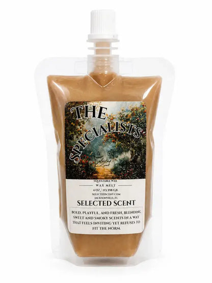 Squeezable all-natural long-lasting wax melts for home fragrance warmers - the specialist / 4 ounces