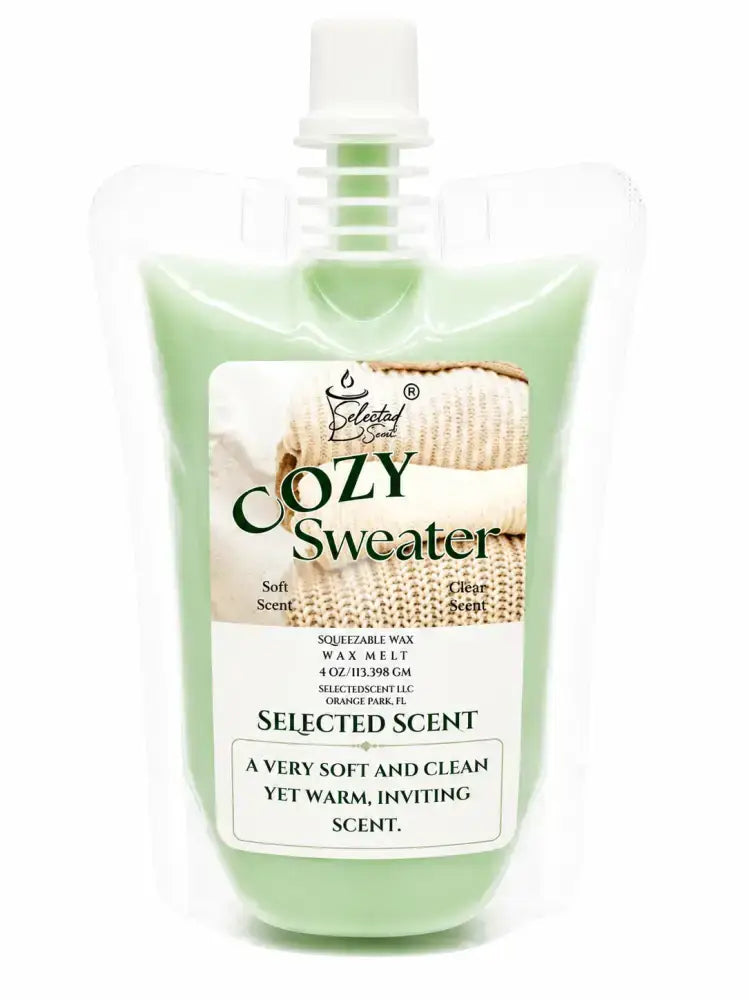 Squeezable all-natural long-lasting wax melts for home fragrance warmers