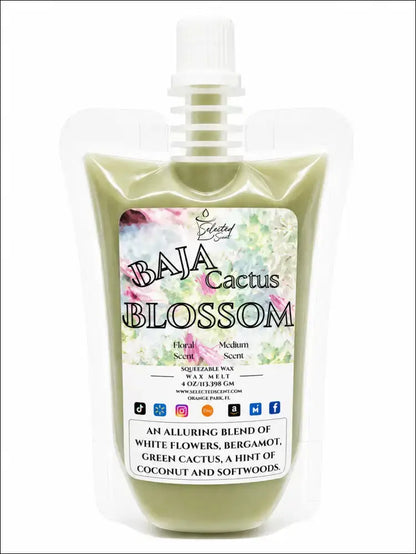Squeezable all-natural long-lasting wax melts for home fragrance warmers