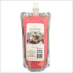 Strawberry shortcake squeezable wax melt dessert scented for home - 8 ounces