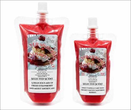 Strawberry shortcake squeezable wax melt dessert scented for home