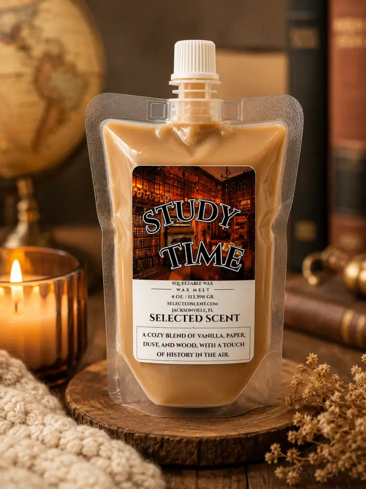 Study time squeezable wax melt all natural melts