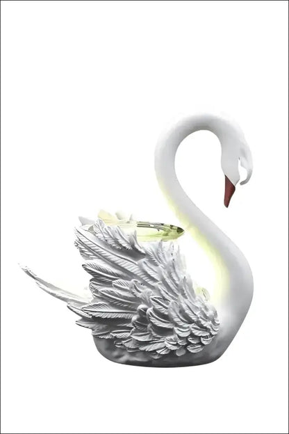 Swan white wax and oil warmer electric decorative
