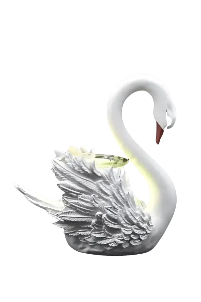 Swan white wax and oil warmer electric decorative