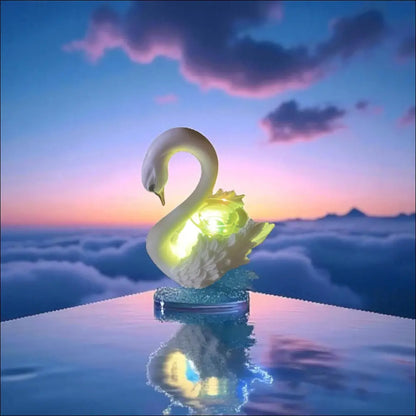 Swan white wax and oil warmer electric decorative