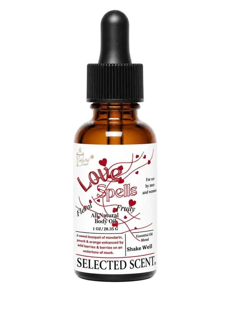 Sweet seduction body oil – hydrating with a flirty fruity floral fragrance by selected scent