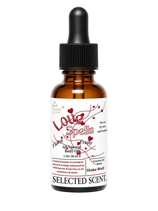 Sweet seduction body oil – hydrating with a flirty fruity floral fragrance by selected scent