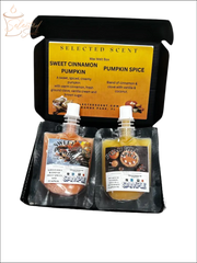 Selected Scent Long Lasting Fragrance Set with Sweet Cinnamon Pumpkin and Pumpkin Spice wax melts