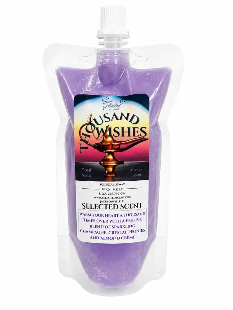 A thousand wishes squeezable wax melt - 8 ounces