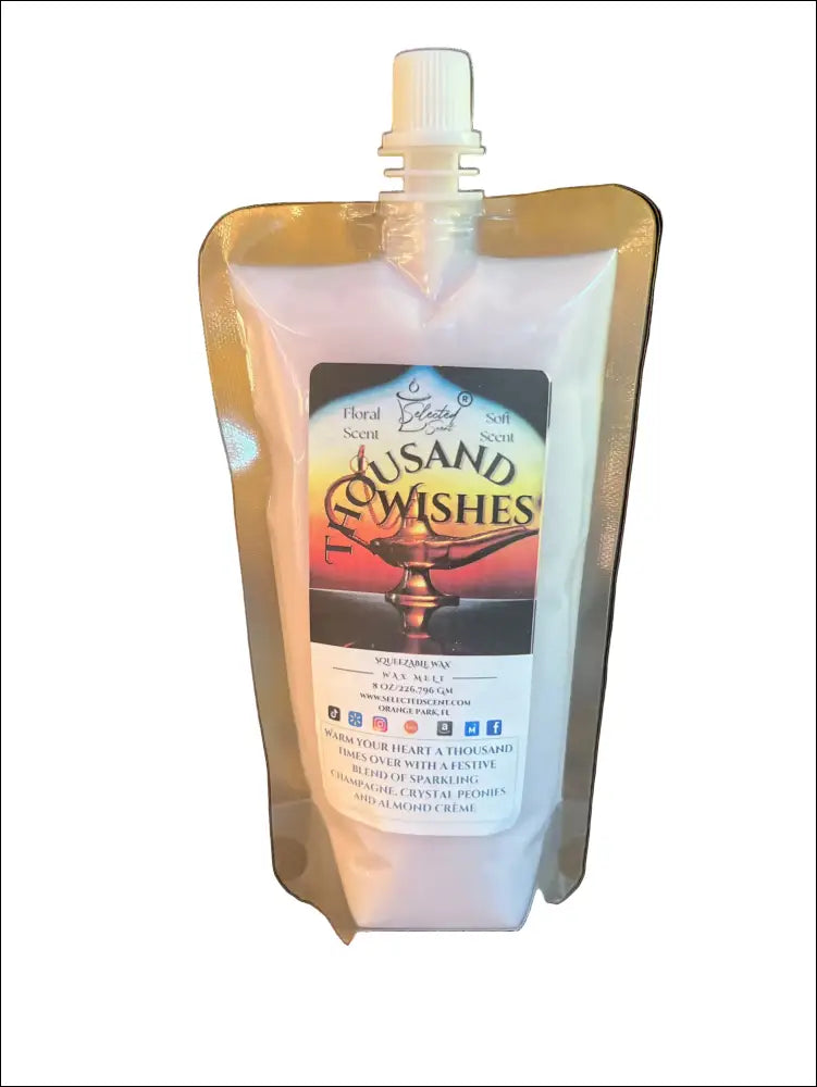 A thousand wishes squeezable wax melt - 8 ounces