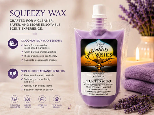 A thousand wishes squeezable wax melt