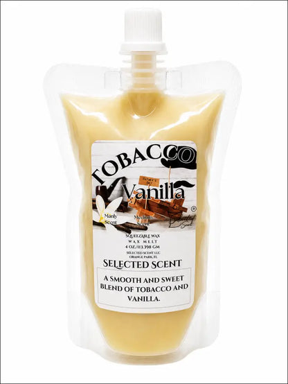 Tobac vanilla scented squeezable wax melts for warmers - 4 ounces