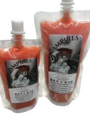 Selected Scent Vampires Blood medium scent liquid in flexible pouches labeled Fall Seasonal Favorites