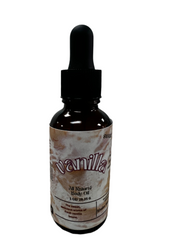 Selected Scent vanilla all natural body oil bottle for hydrating and protecting skin