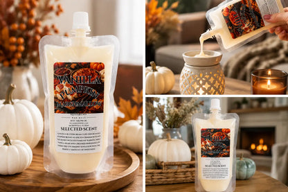 Vanilla pumpkin marshmallow squeezable wax melts