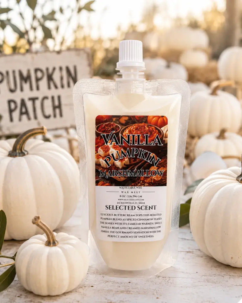 Vanilla pumpkin marshmallow squeezable wax melts