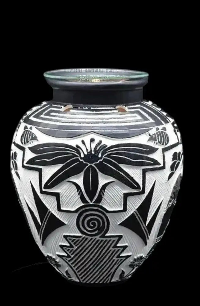 Vase egyptian wax and oil warmer electric decorative