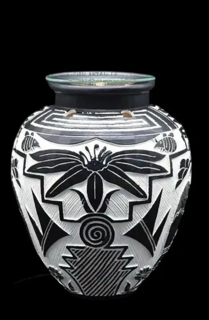 Vase egyptian wax and oil warmer electric decorative