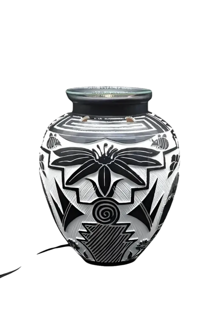 Vase egyptian wax and oil warmer electric decorative
