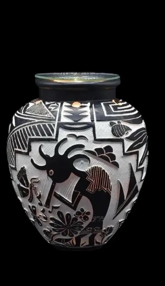 Vase egyptian wax and oil warmer electric decorative