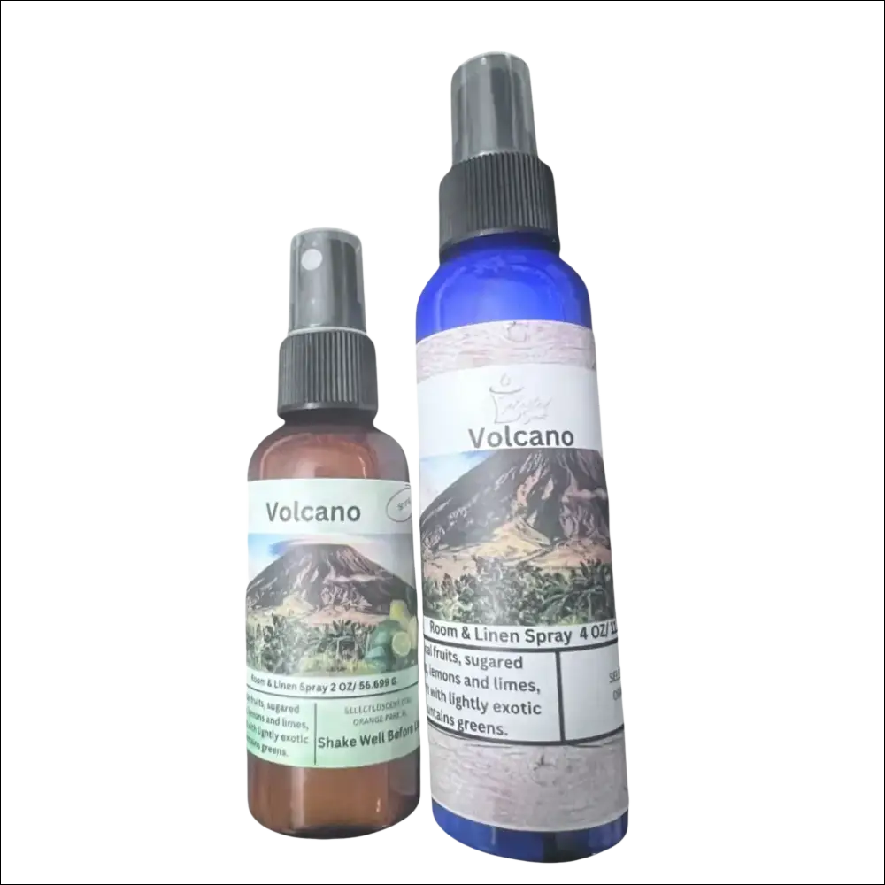 Volcano room and linen spray an eruption of scent