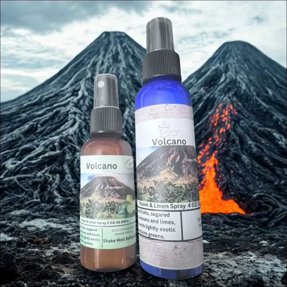 Volcano room and linen spray an eruption of scent