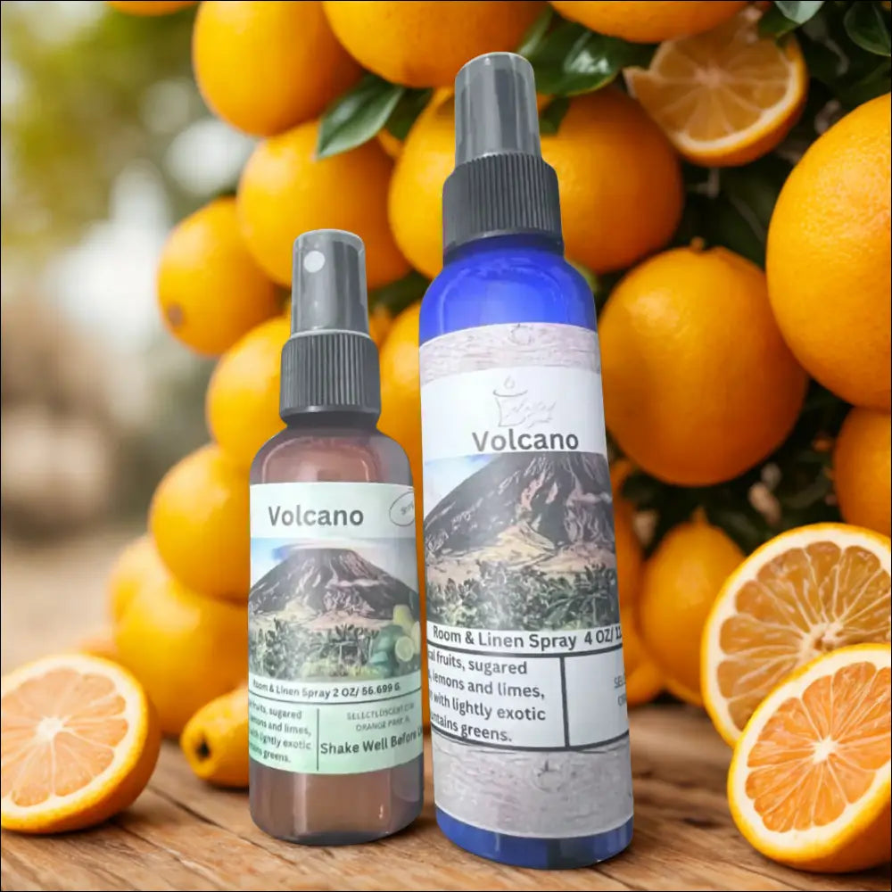 Volcano room and linen spray an eruption of scent