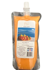 Selected Scent tropical scented wax melts in orange pouch with fruit label for fresh aroma