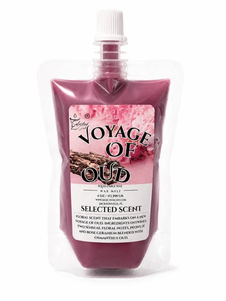 Voyage of oud squeezable wax melt all natural melts - 4 ounces