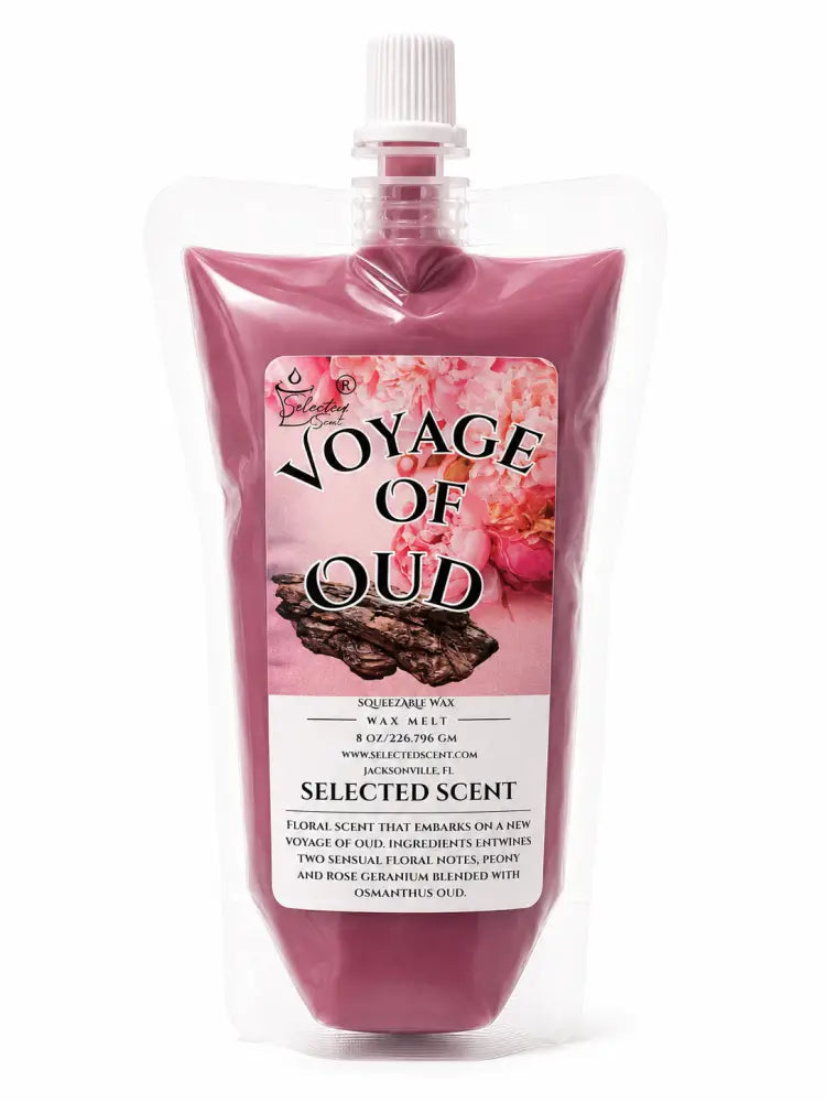 Voyage of oud squeezable wax melt all natural melts - 8 ounces