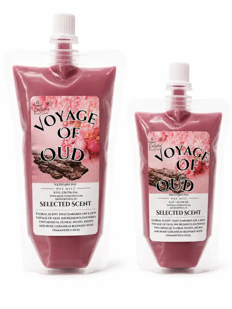 Voyage of oud squeezable wax melt all natural melts