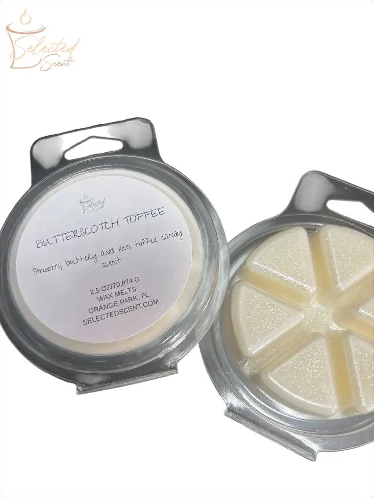 Wax Melts Stronger Fragrance Utilizing Coconut Wax Blend Butterscotch Toffee